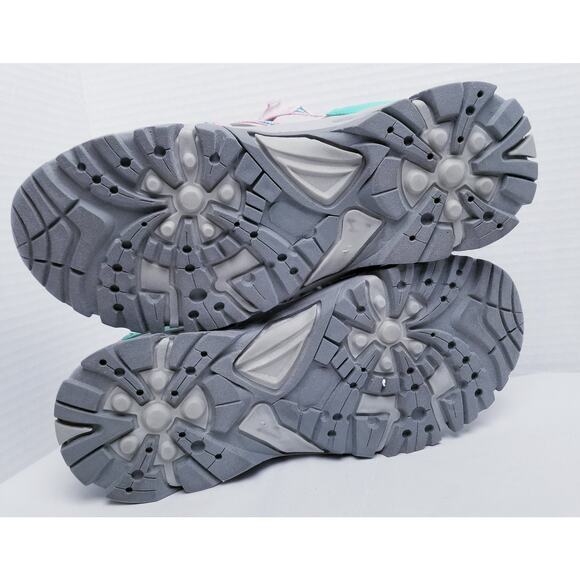 Women's Triple T Trading Gray, Pink & Teal Sports Sandals Size 6 - Picture 10 of 10